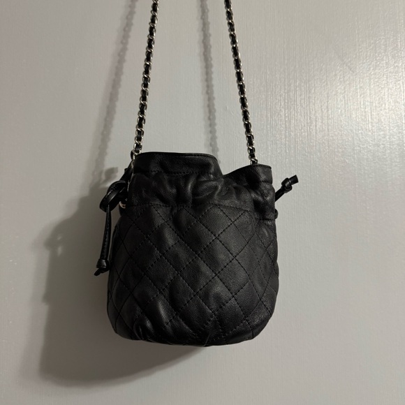 Zara Black Quilted Chain Bag - Picture 7 of 13